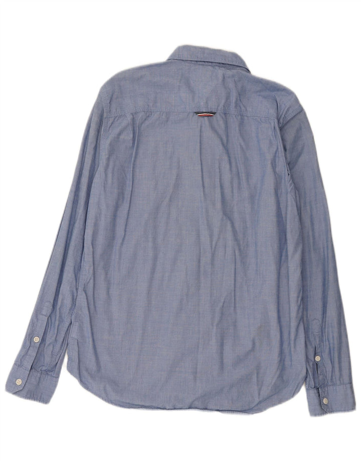 Tommy Hilfiger Chemise Regular Fit Homme Grand Bleu Coton