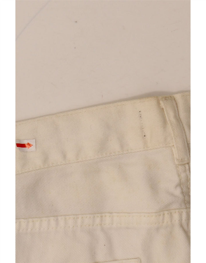 ZARA Jeans Slim Homme EU 40 Medium W31 L28 Coton Blanc Cassé