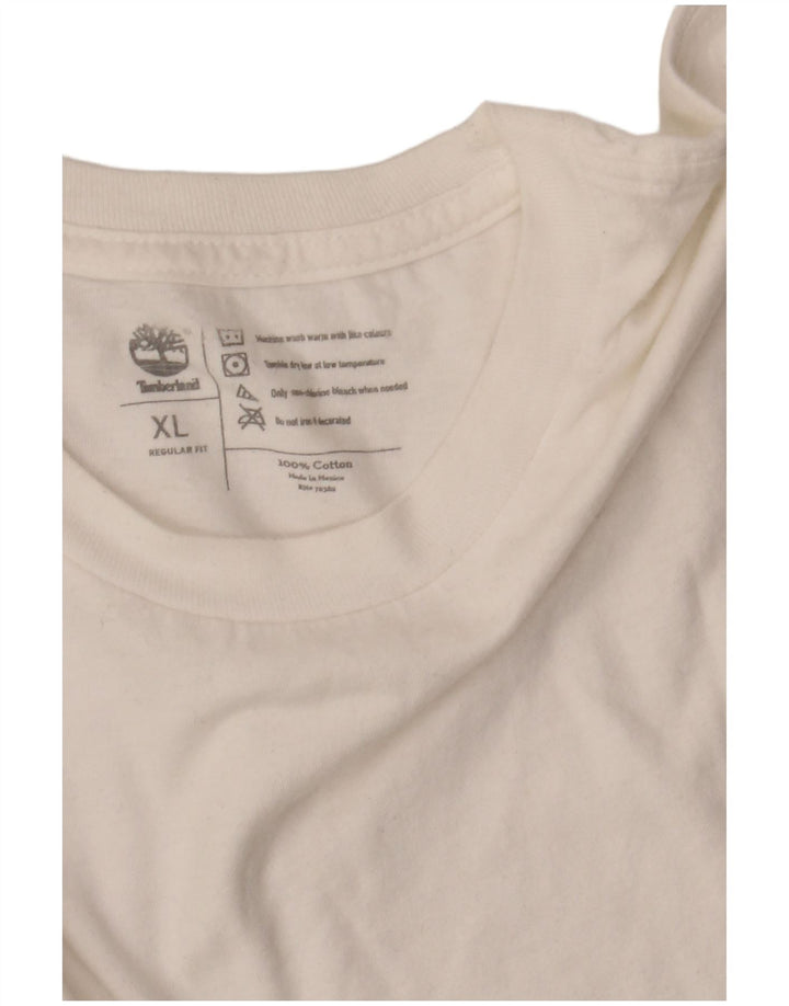 Timberland T-shirt coupe classique pour homme XL en coton blanc