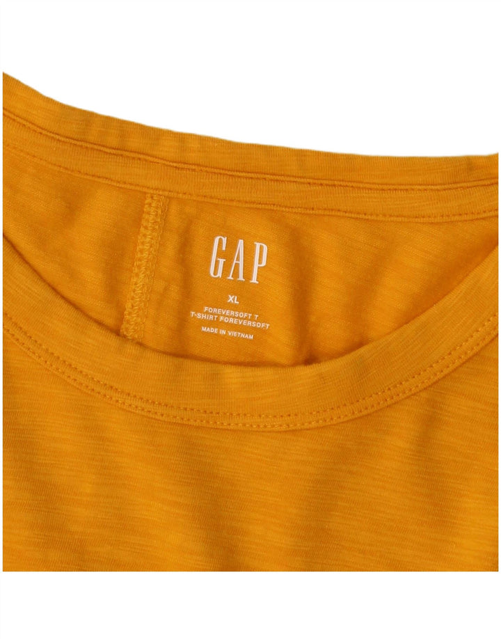 Gap Haut Femme Manches Longues UK 18 XL Jaune Moucheté