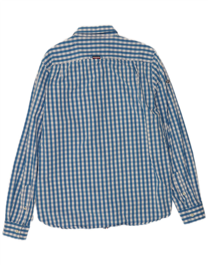 Superdry Chemise Homme XL Bleu Vichy Coton