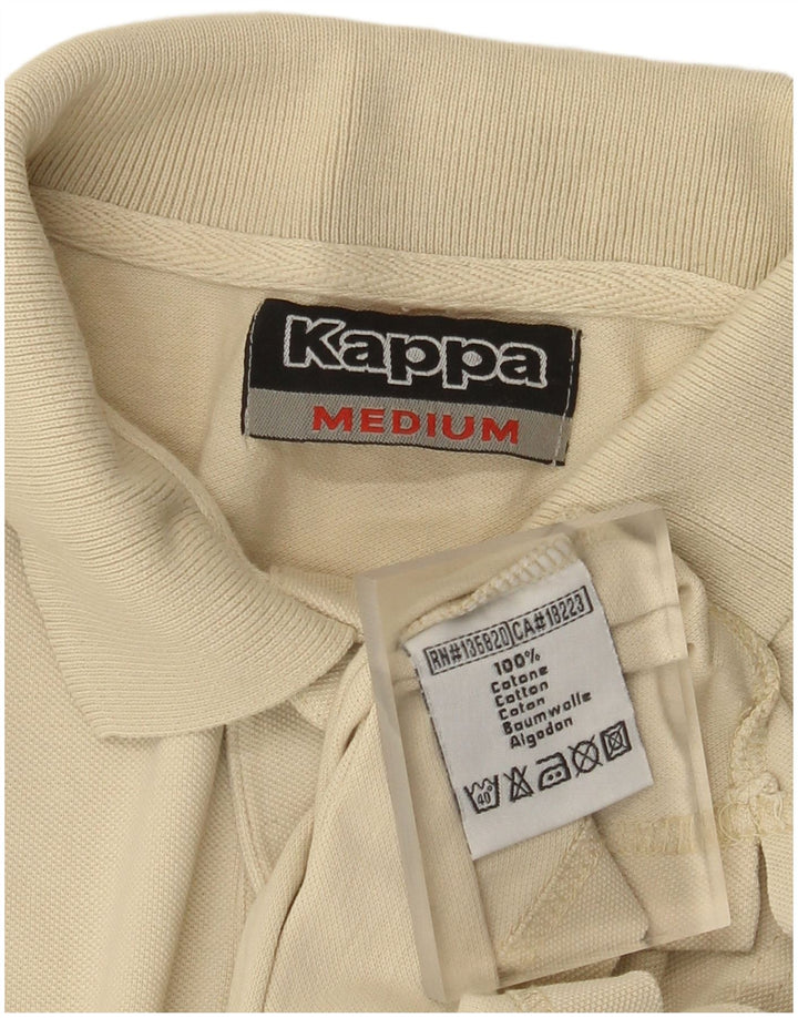 Kappa Polo Homme Beige Moyen Coton