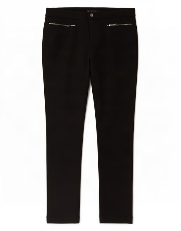 Marks & Spencer Pantalon décontracté fuselé pour femme UK 14 Large W32 L27 Noir