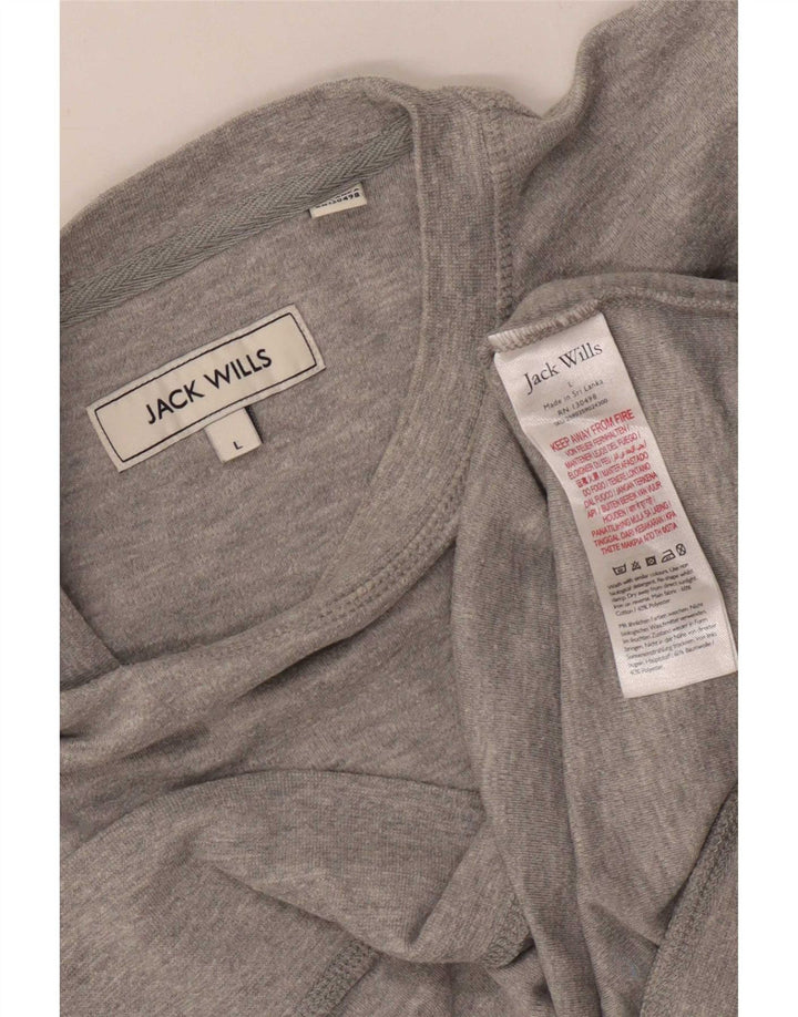 Jack Wills Sweat-shirt graphique pour homme en coton color block Gris Taille L