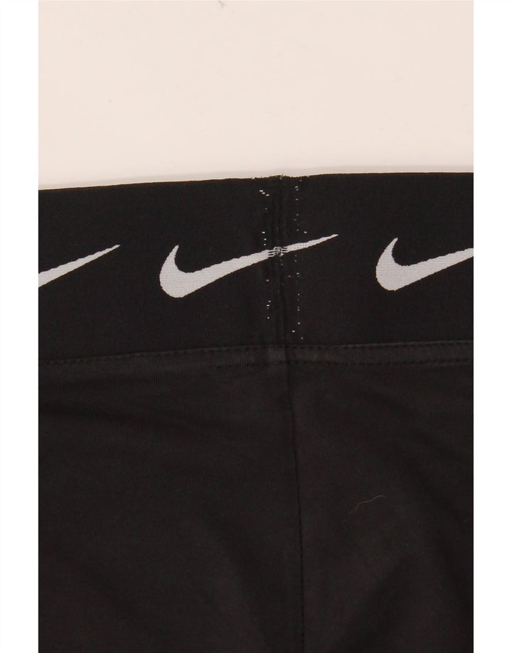 NIKE Leggings graphiques pour femmes UK 8 Small Noir
