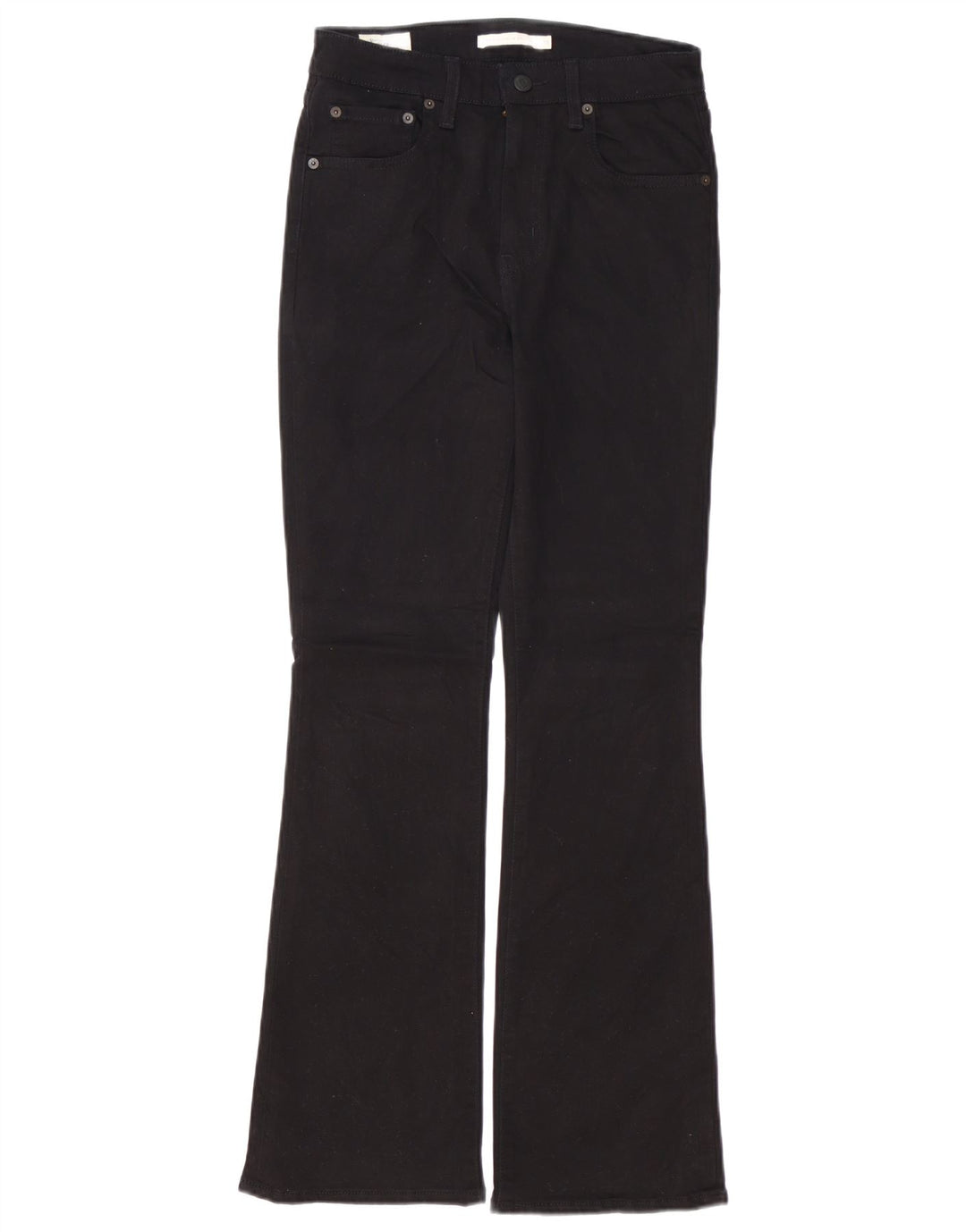 LEVI'S Jean Bootcut Taille Haute Femme 725 W28 L30 Coton Noir