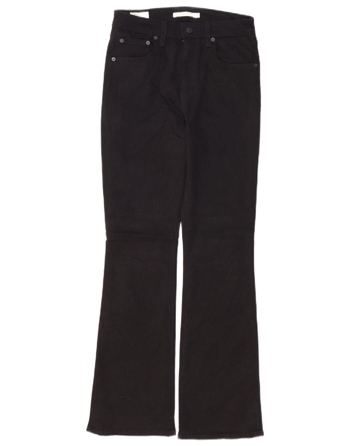 LEVI'S Jean Bootcut Taille Haute Femme 725 W28 L30 Coton Noir