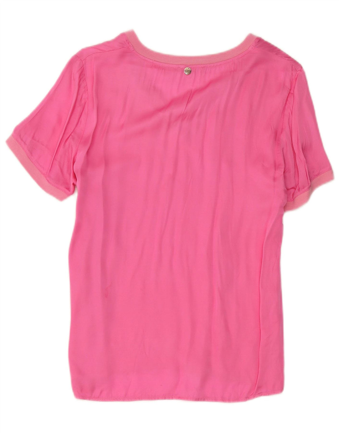 Liu Jo Chemisier Top UK 10 Small Rose Coton Femme