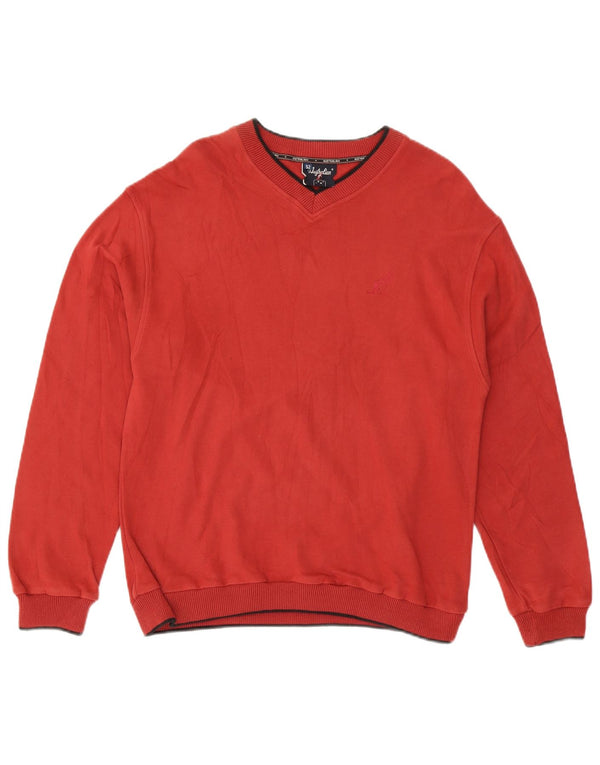 AUSTRALIAN L'ALPINA Sweat-Shirt Homme IT 52 Grand Rouge Coton