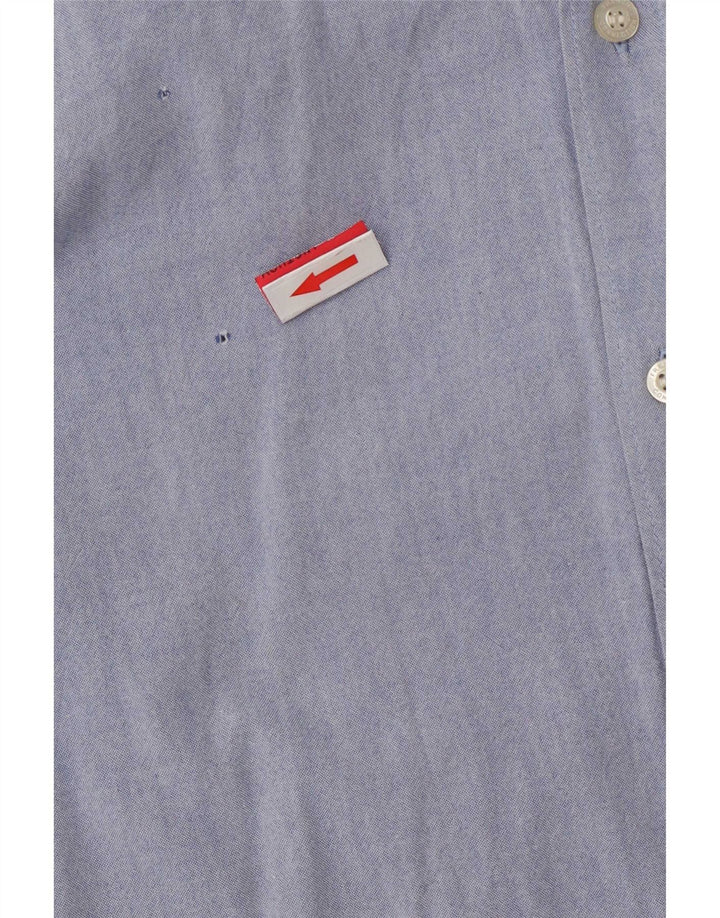 French Connection Chemise Homme Petit Bleu Coton
