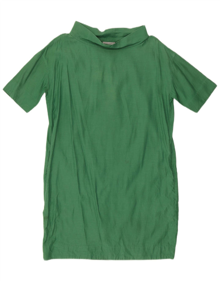 Cos Robe fourreau pour femme EU 38 Vert moyen Cupro