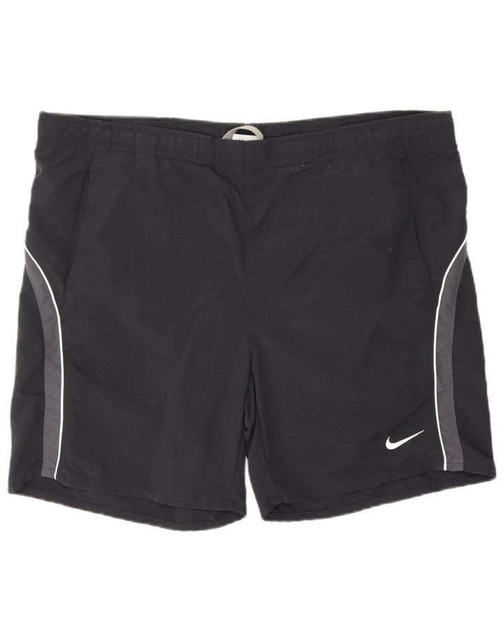 Fila Short de Bain Homme Large Noir Colorblock Nylon
