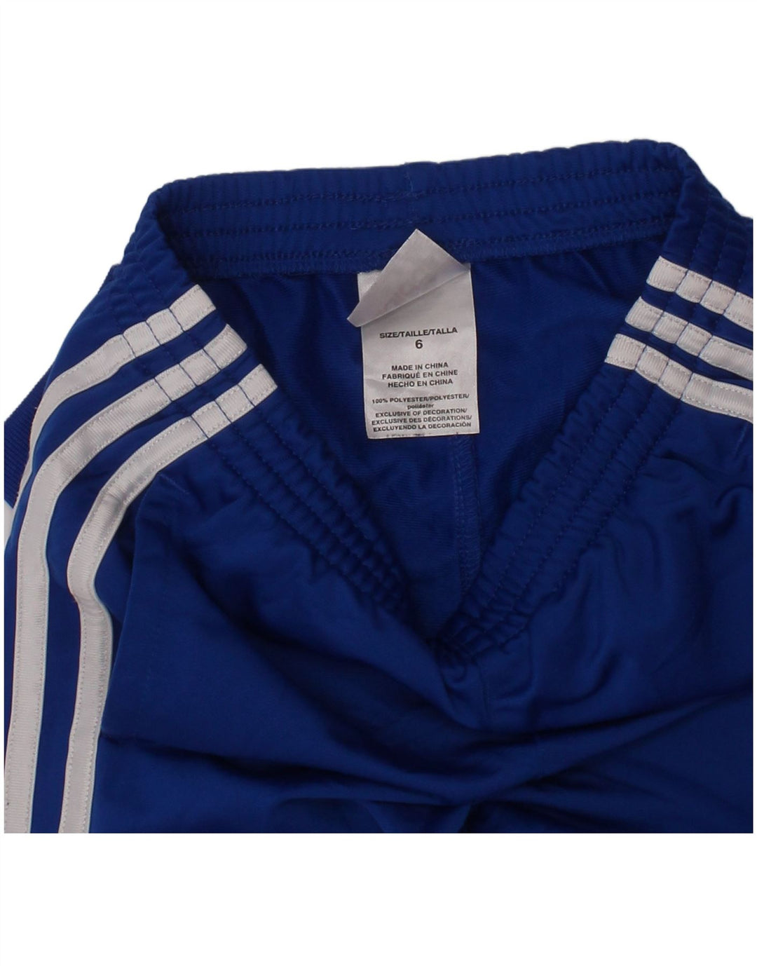 Adidas Pantalon de survêtement garçon Joggers 5-6 ans Bleu Polyester