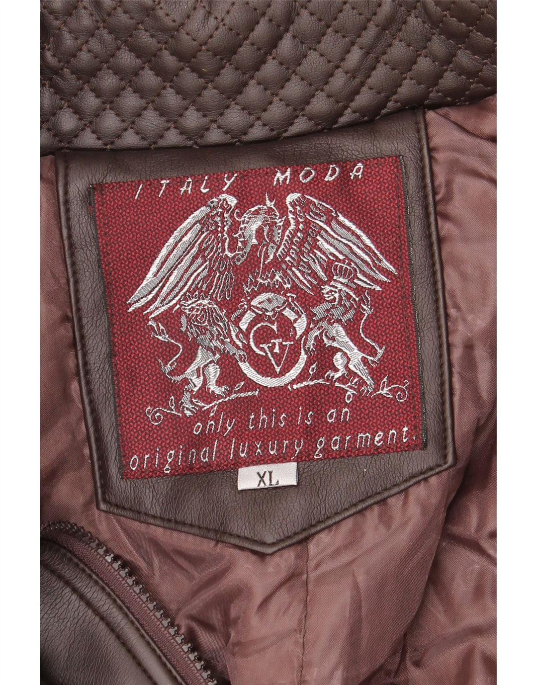 veste en cuir homme vintage UK 42 XL Marron