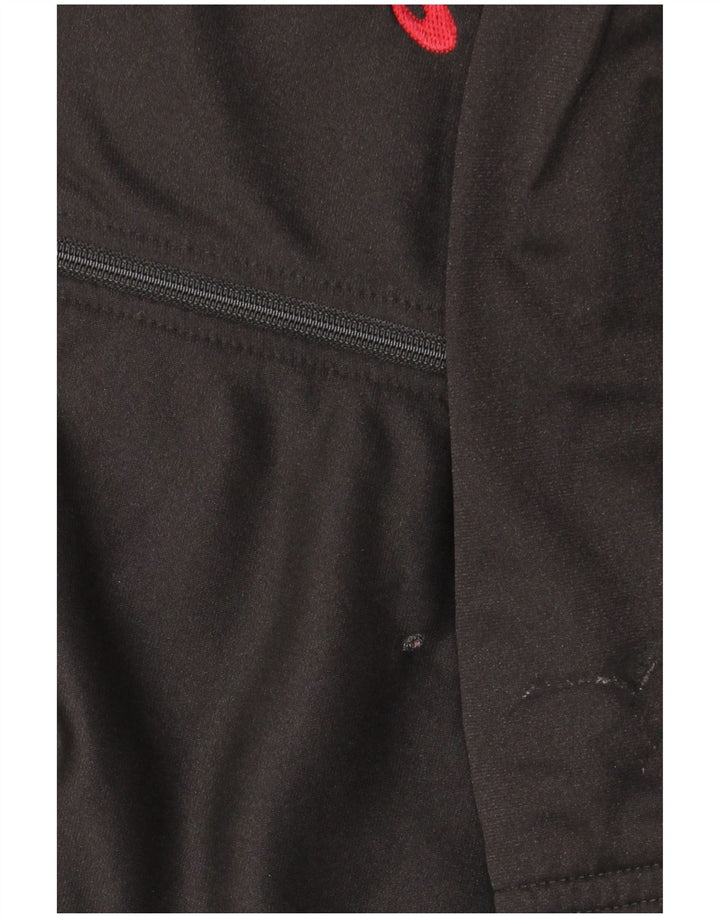 ASICS Veste de survêtement graphique pour hommes IT 56 XL Noir Colourblock