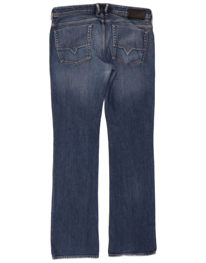 Diesel Jean Bootcut Homme W34 L34 Bleu Coton