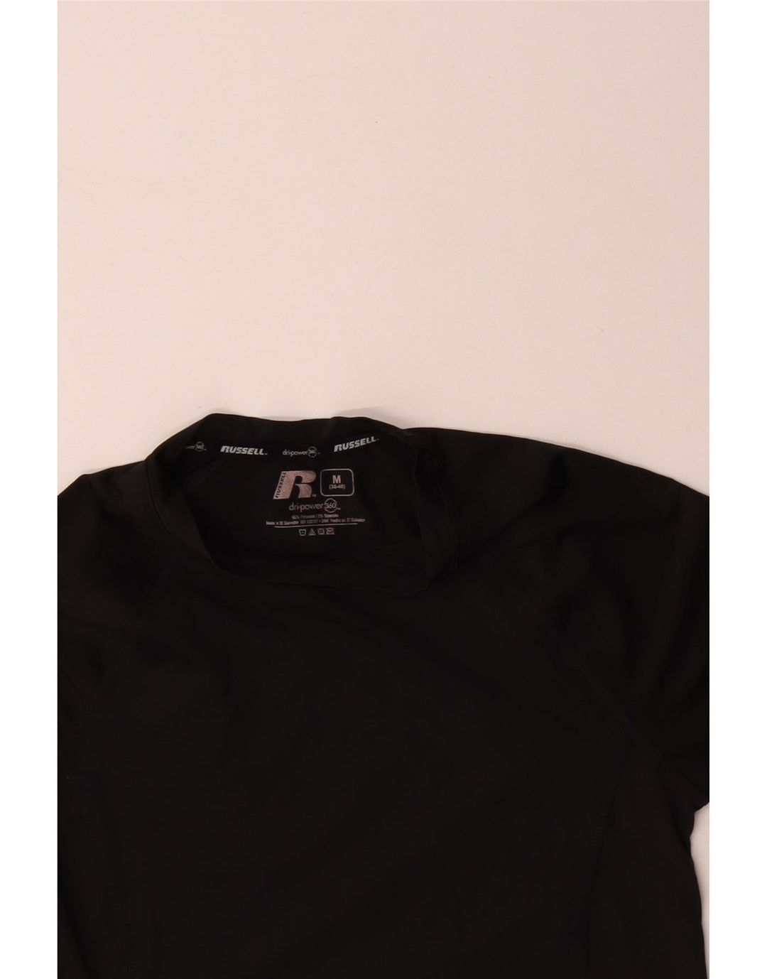 RUSSELL ATHLETIC Haut Homme Manches Longues Polyester Noir Moyen