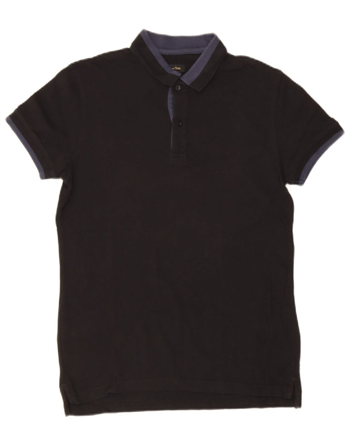 Massimo Dutti Polo coupe décontractée pour homme Noir moyen