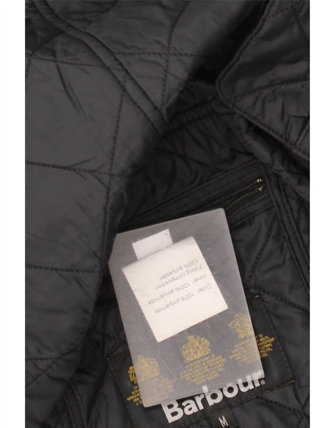Barbour Veste matelassée pour hommes UK 38 Medium Navy Blue Polyamide