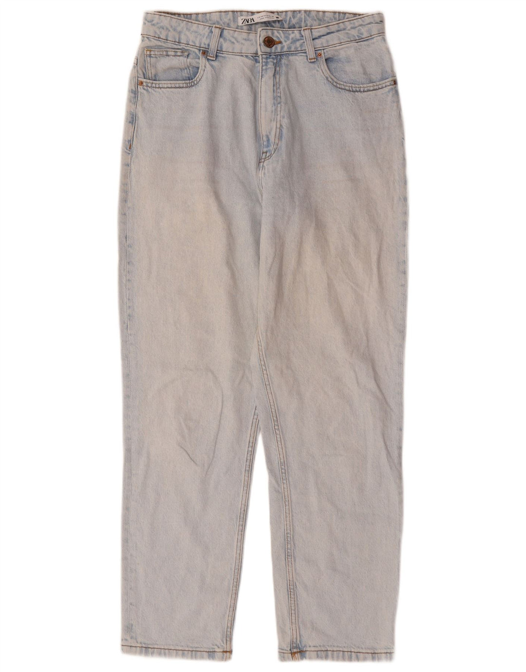 Zara Jean fuselé pour femme EU 40 Medium W30 L28 Bleu