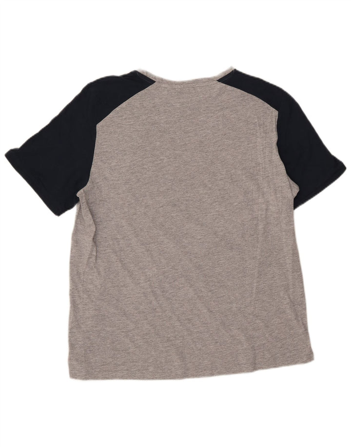 NFL T-shirt graphique pour homme en coton color block grand gris