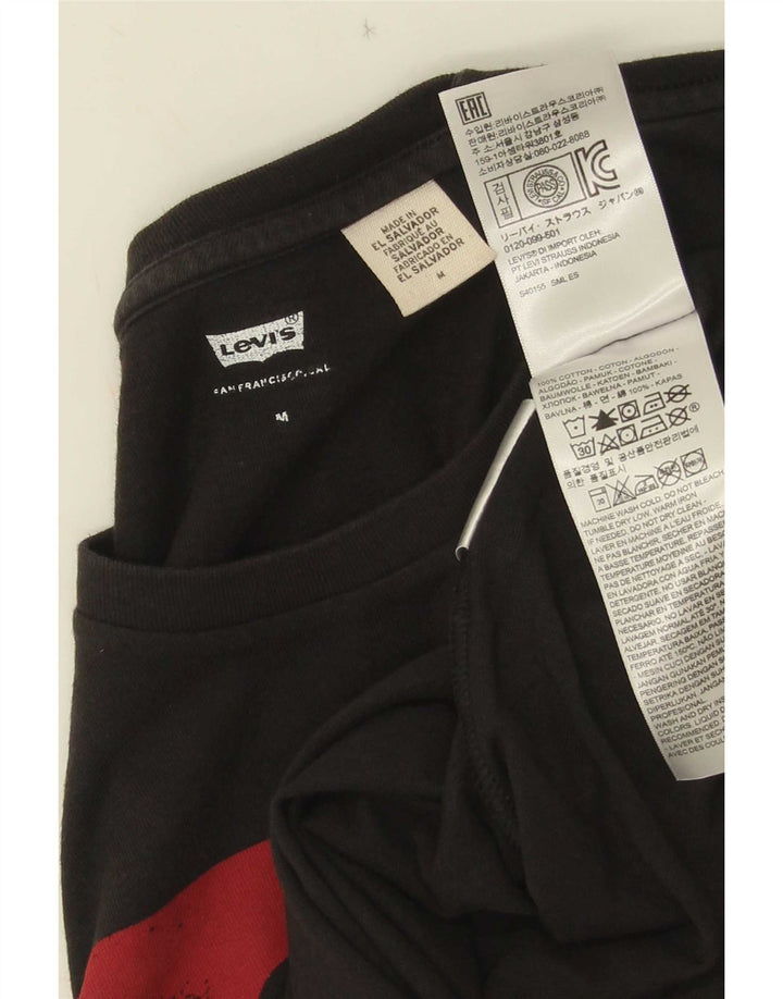 Levi's Tee-Shirt Graphic Homme Noir Moyen Coton