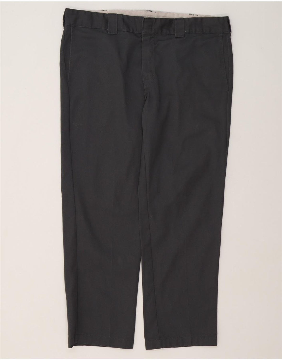 Dickies Pantalon Chino Slim Droit Homme W38 L30 Gris Polyester
