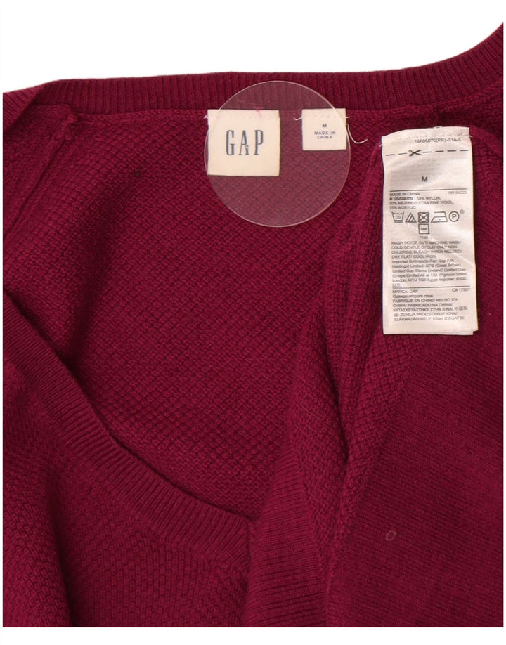 Gap Pull col V pour femme UK 44 Medium Violet Nylon