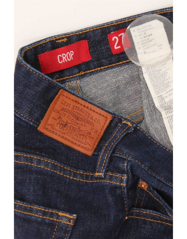 Levi's Jean Capri Cropped Femme Bleu Marine W27 L22 Coton