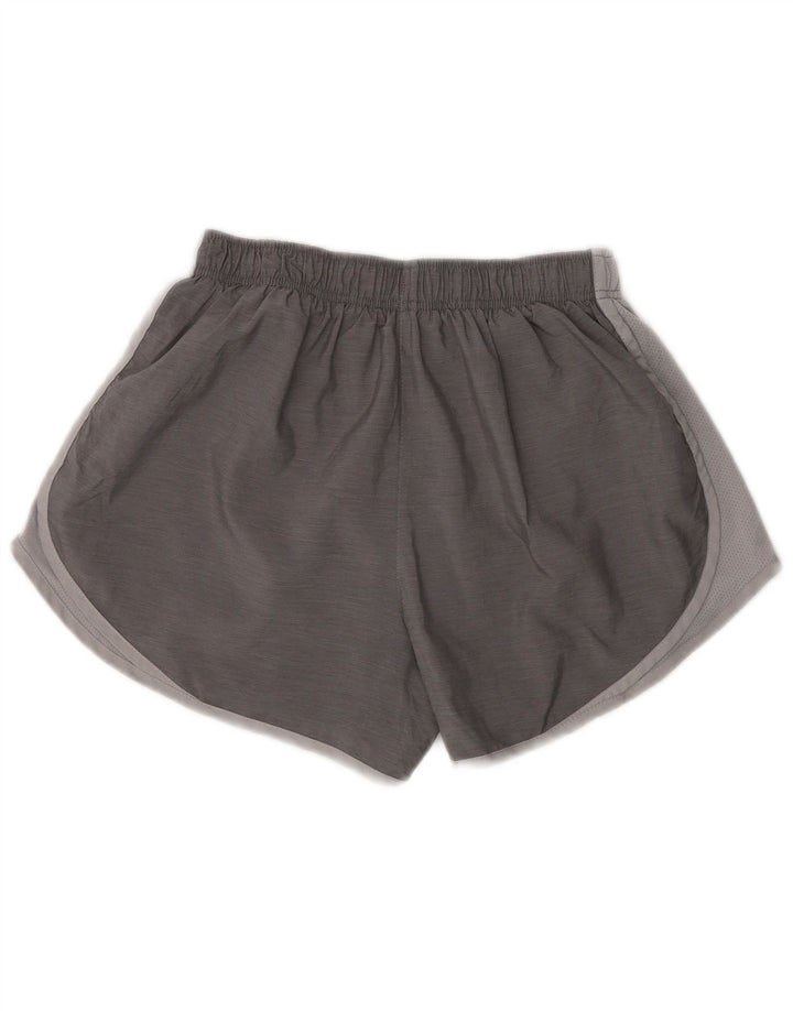 Short de sport Nike pour femme UK 12 Polyester color block gris moyen