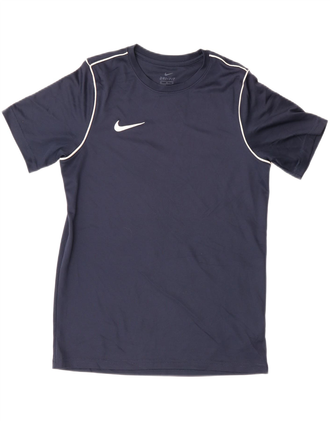 Nike Garçon Dri Fit T-Shirt Top 13-14 ans XL Bleu Marine Polyester