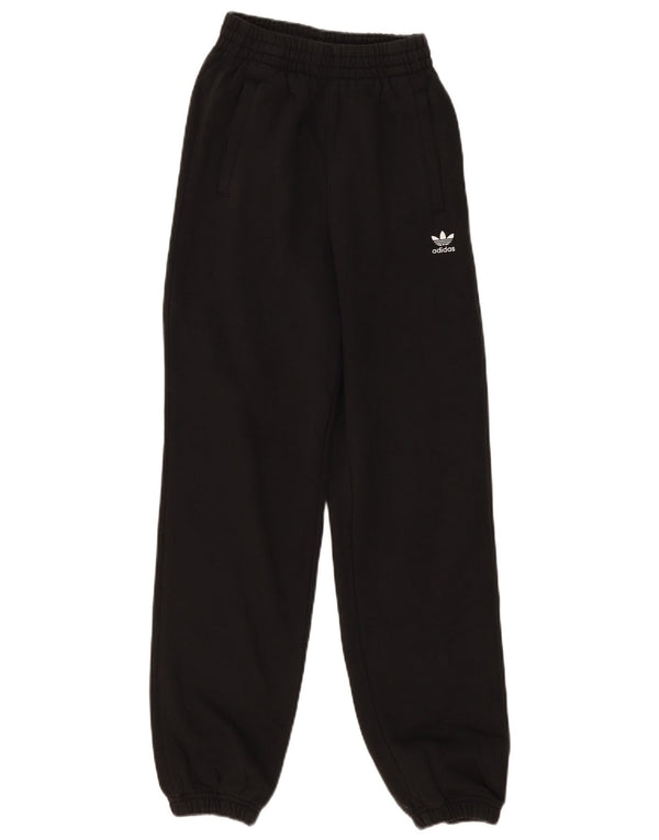 Adidas Pantalon de survêtement pour femme Joggers UK 0/2 2XS Coton noir