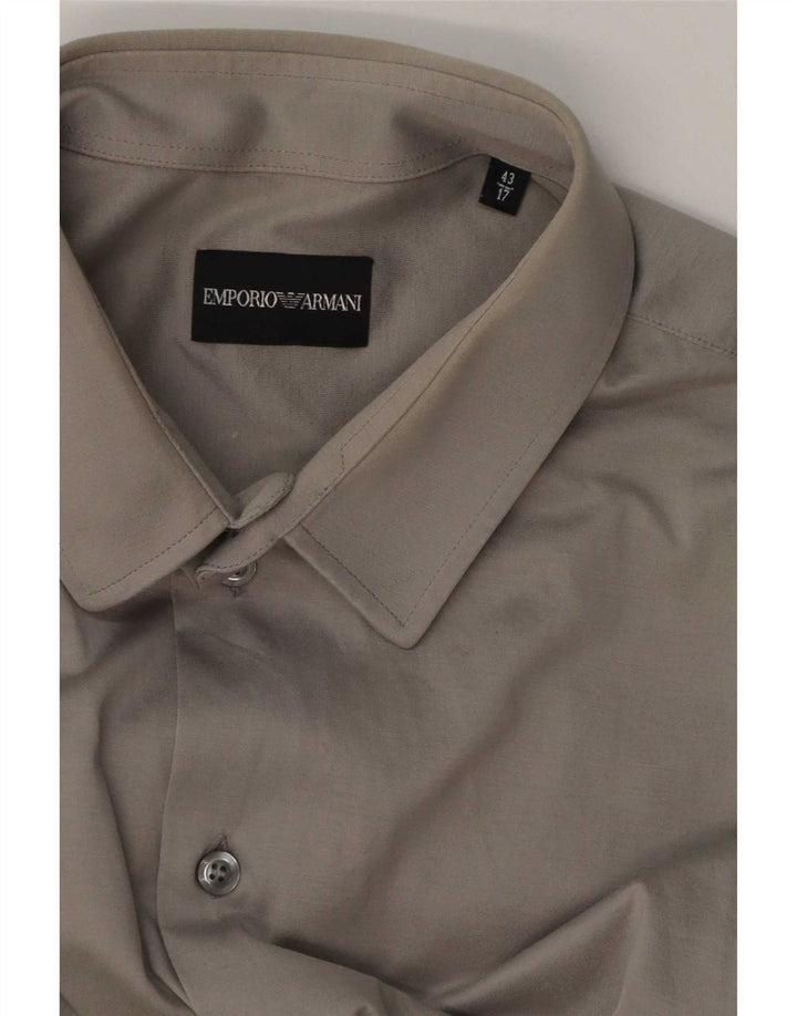 Emporio Armani Chemise homme Taille 43 17 XL Gris
