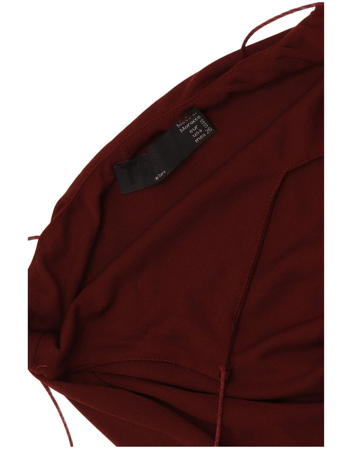 Zara Womens Slip Dress UK 8 Petit Marron