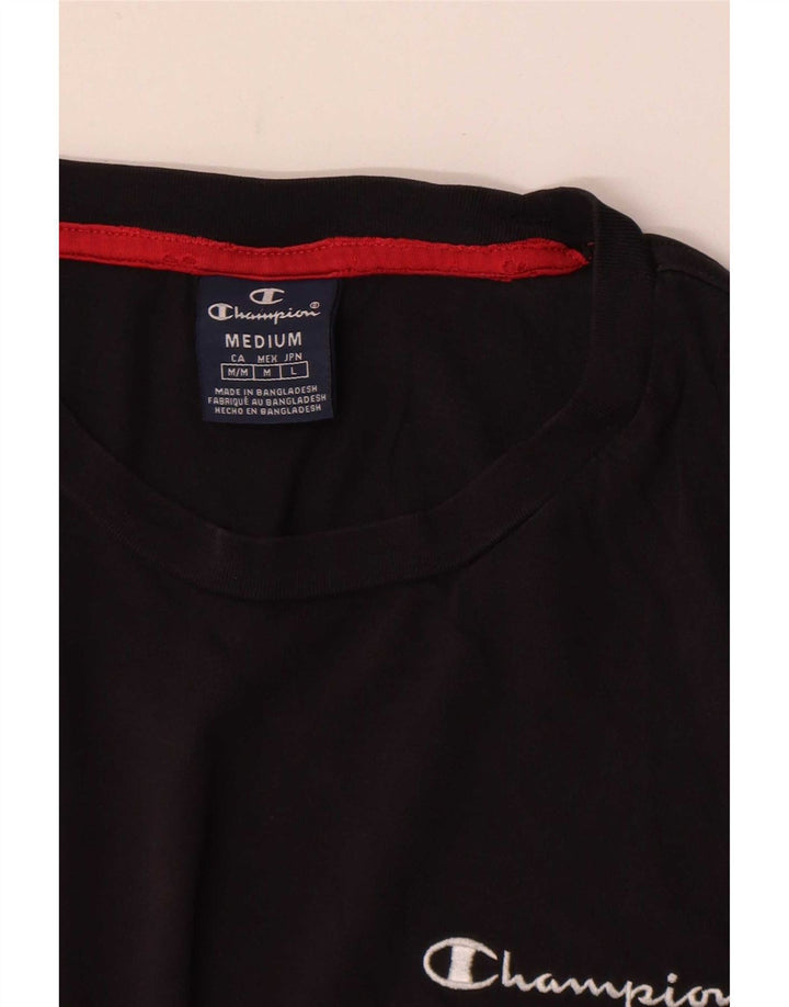 Champion T-Shirt Graphique Homme Noir Moyen