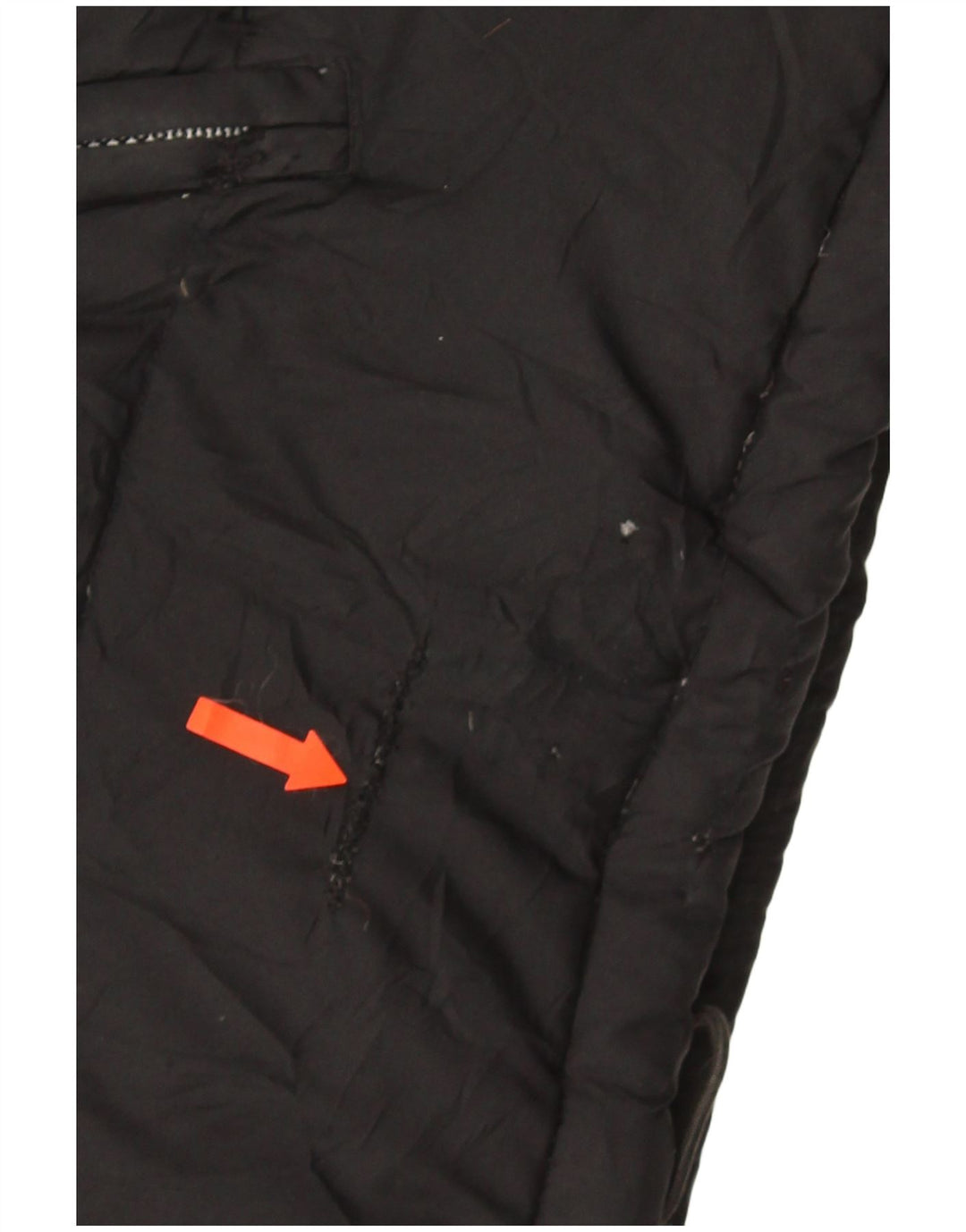 Fila Veste matelassée pour homme UK 40 Large Noir Colorblock Polyester