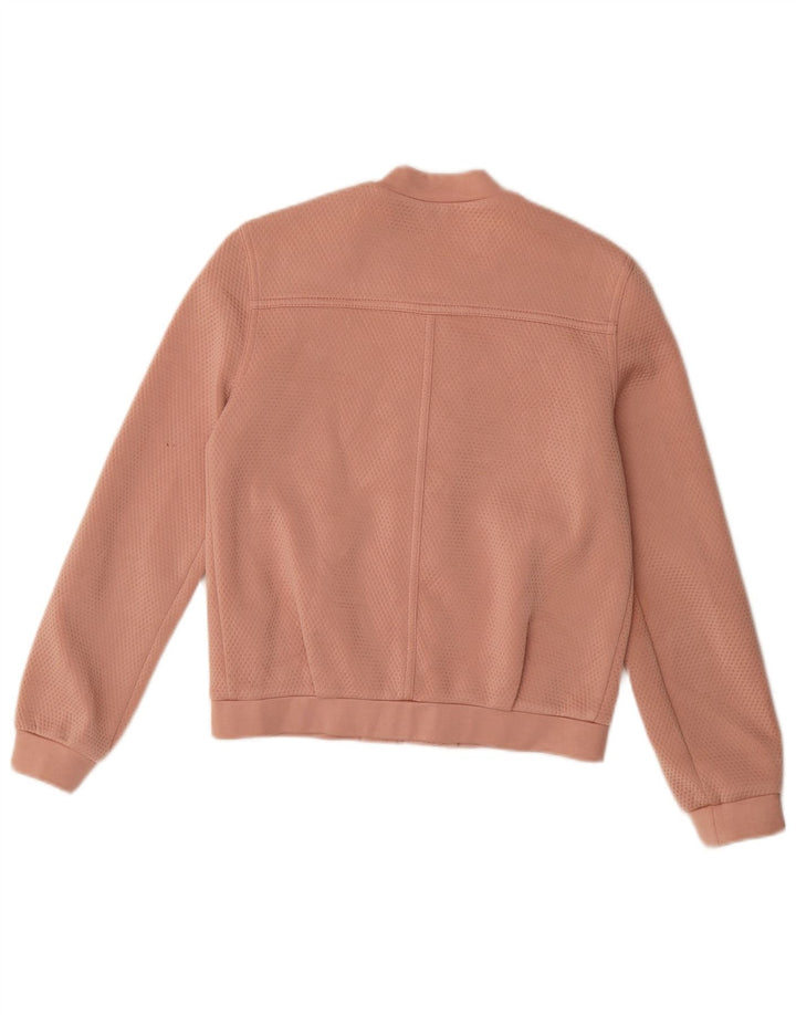 Topshop Veste Bomber Femme UK 8 Petit Rose Polyester