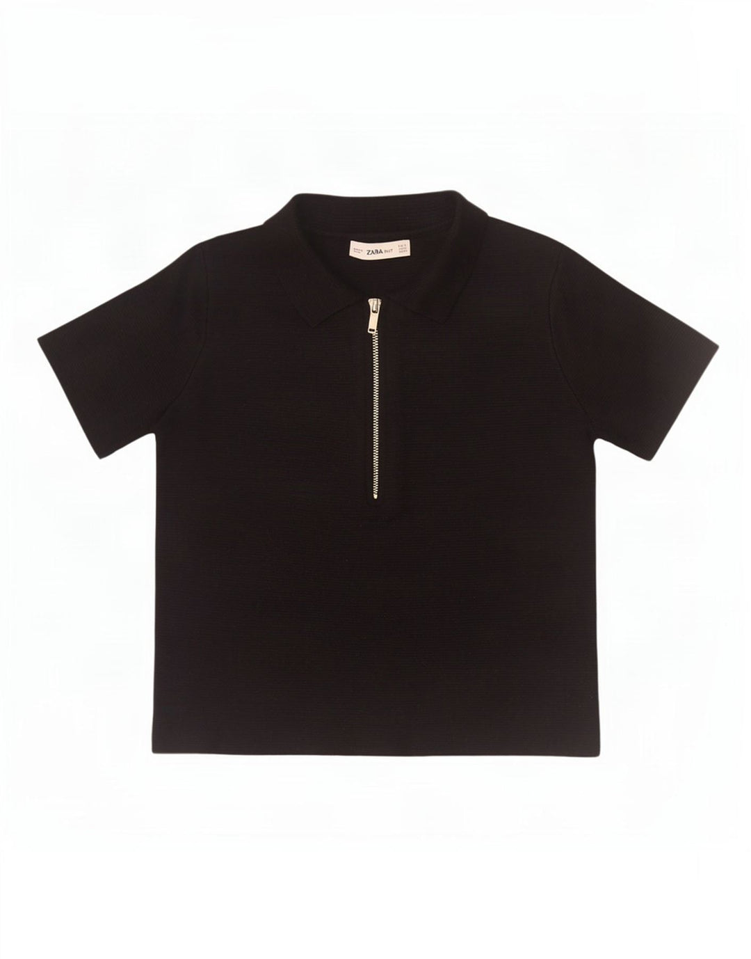Zara Polo Femme UK 10 Petit Noir