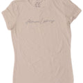 Armani Exchange T-shirt graphique pour femme UK 10 Small Blanc