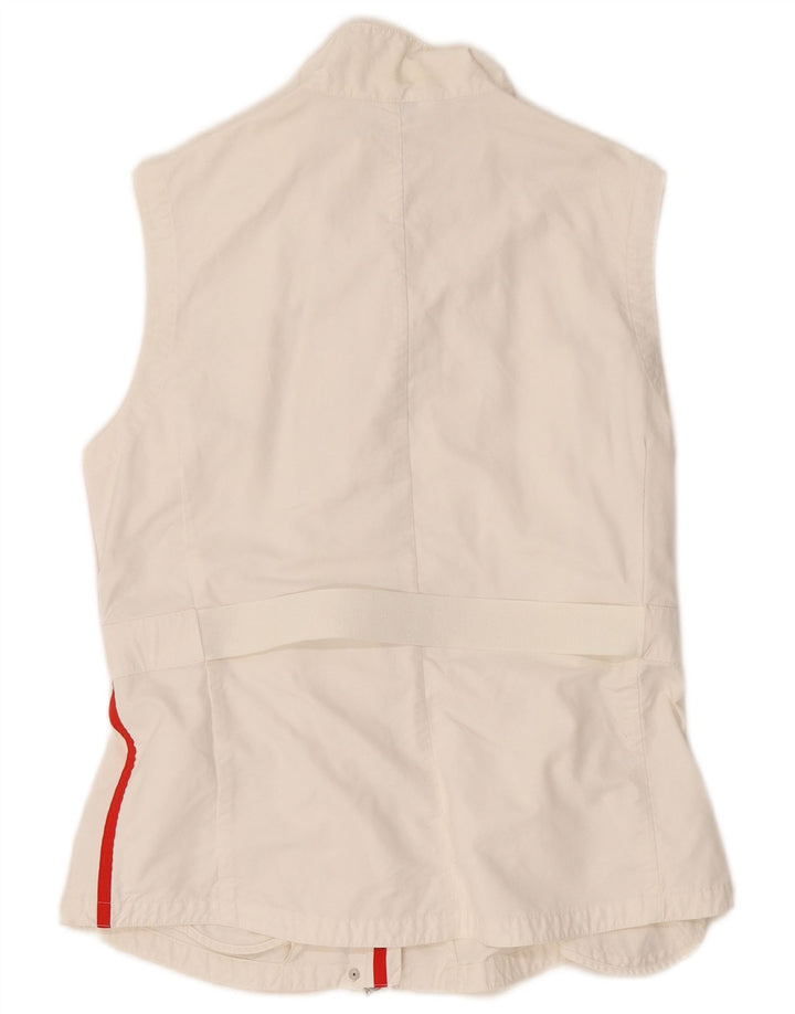 Escada Gilet Femme EU 42 Large Blanc