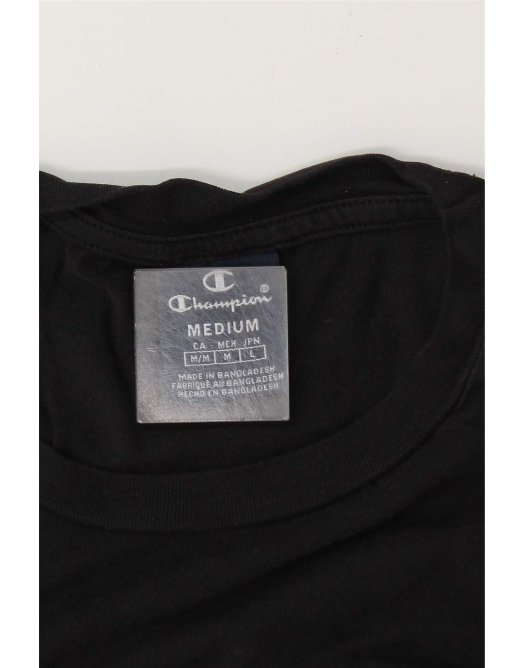 Champion T-Shirt Graphique Homme Bleu Marine Moyen