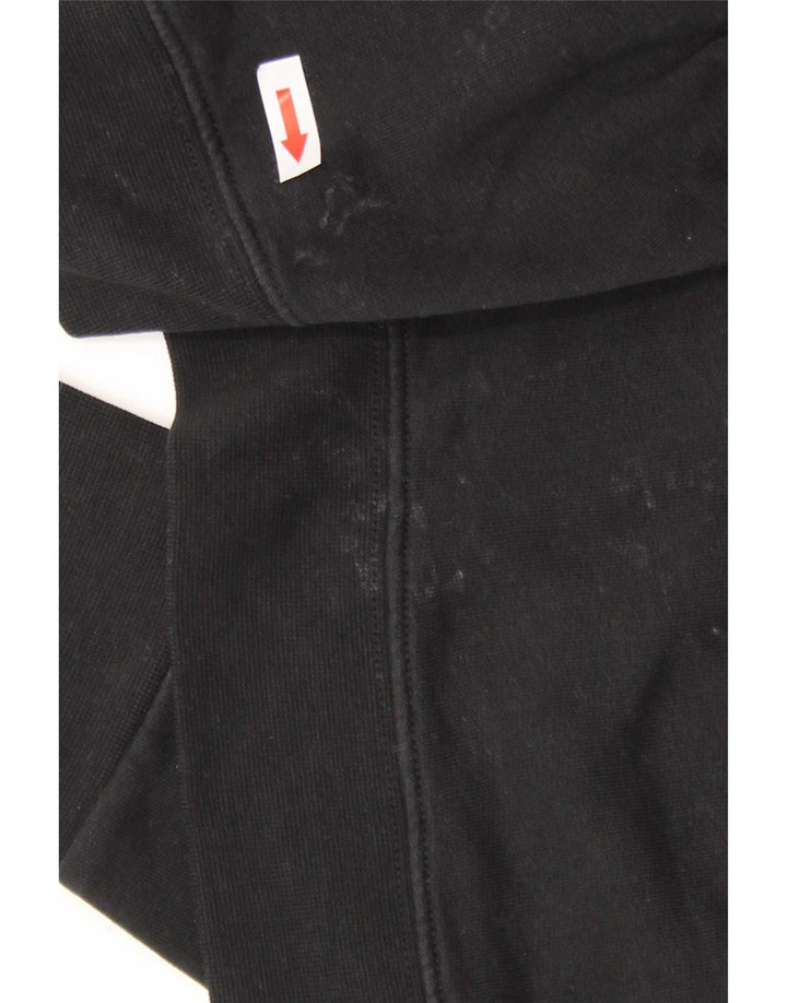 Converse Sweat-shirt surdimensionné graphique pour femme UK 10 Petit Noir
