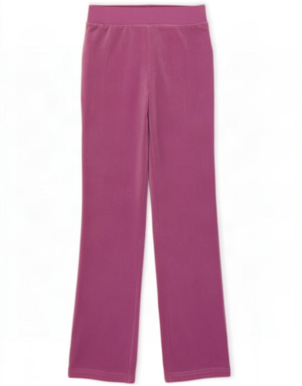 Juicy Couture Pantalon de survêtement en velours graphique pour femme UK 4 XS Rose