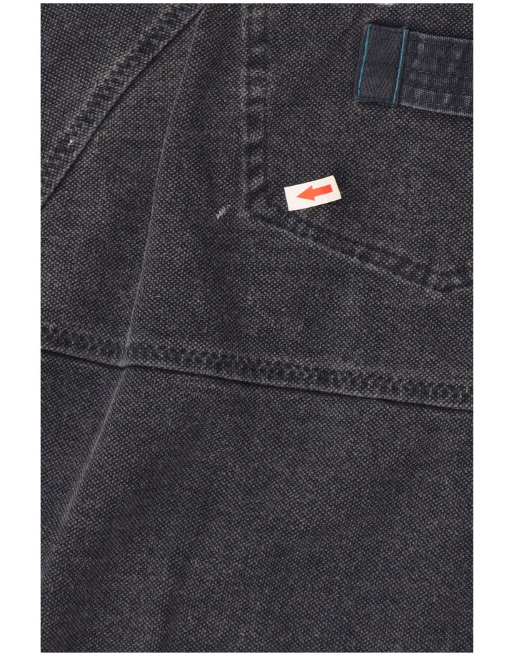 Fat Face Sweat-shirt à col zippé pour homme en coton bleu marine Taille L