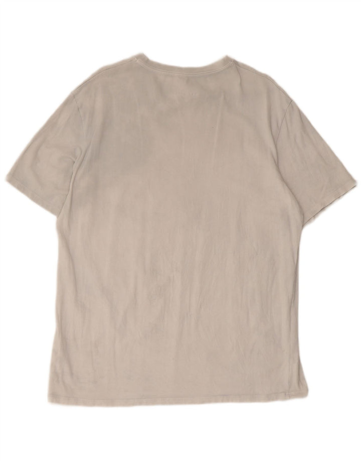 Ted Baker T-Shirt Homme Gris Large Coton