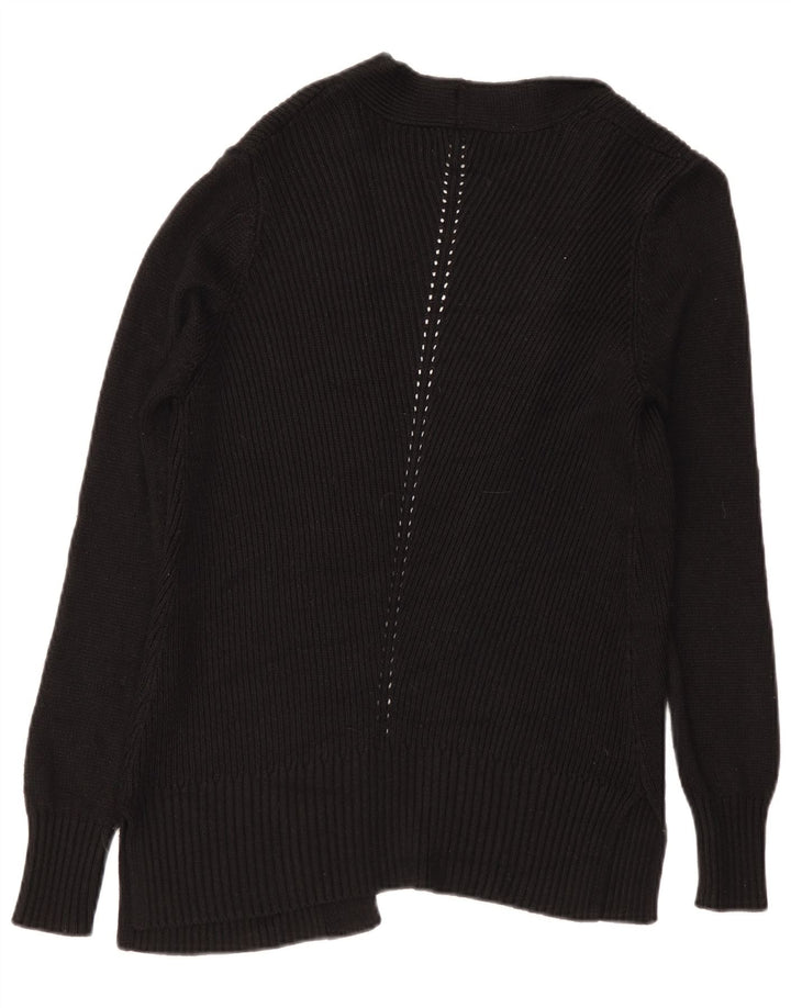 Fat Face Pull Cardigan Ouvert pour Femme UK 10 Petit Noir