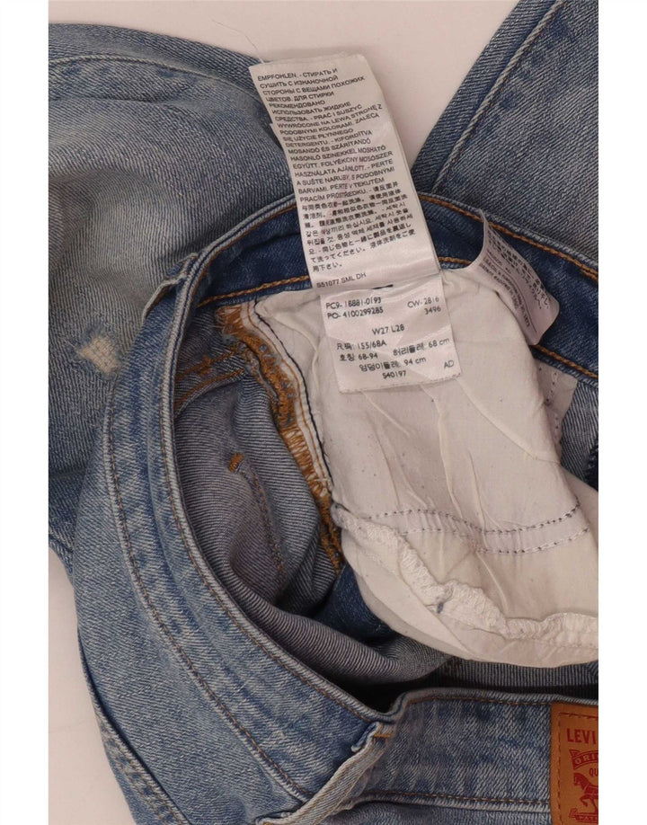 Levi's Jean Slim 711 Femme Bleu W27 L28 Coton