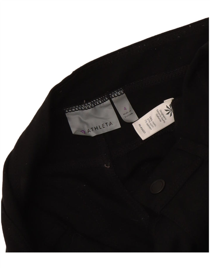 Athleta Pantalon décontracté slim pour femme US 4 Small W27 L29 Rayonne noire