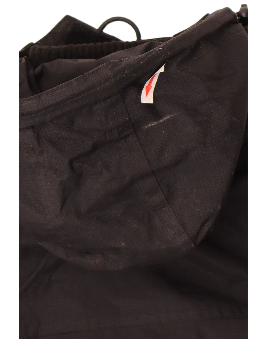 Superdry Veste de pluie à capuche pour femme UK 12 Medium Black Nylon