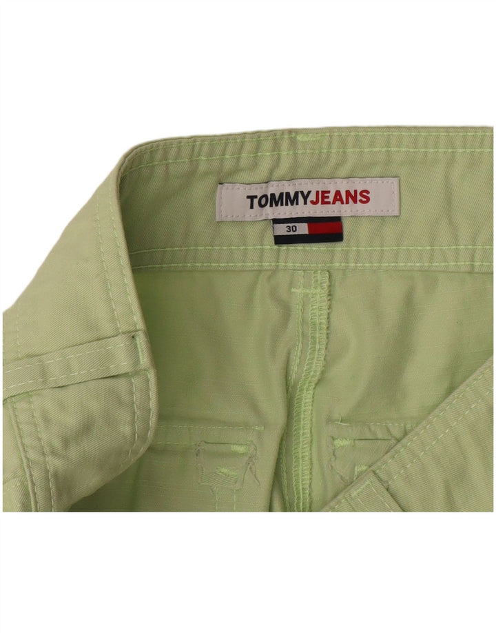Tommy Hilfiger Short Chino Femme W30 Vert Moyen